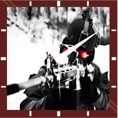 50% OFF on Moneysaver Sniper 2 Analog Wall Clock Multicolour