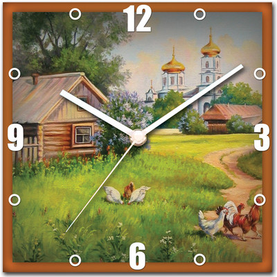 41% OFF on StyBuzz Painted House Analog Wall Clock Multi Color 41% OFF on StyBuzz Painted House Analog Wall Clock Multi Color