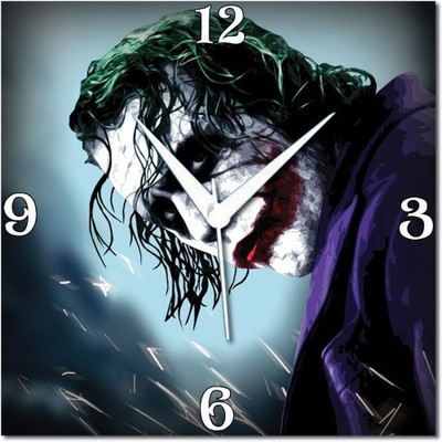 70% OFF on WebPlaza Joker Face Analog Wall Clock Multicolor