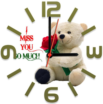 28% OFF on Ellicon 65 I Miss You So Much Analog Wall Clock White 28% OFF on Ellicon 65 I Miss You So Much Analog Wall Clock White