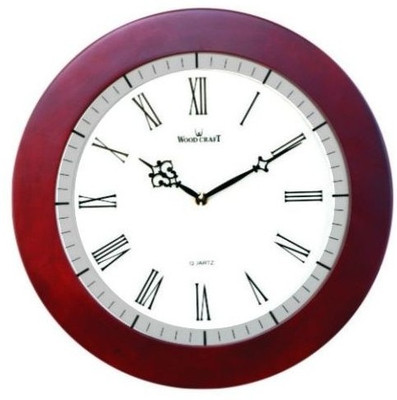 9% OFF on Wood Craft WS-1146 Analog Wall Clock Brown 9% OFF on Wood Craft WS-1146 Analog Wall Clock Brown