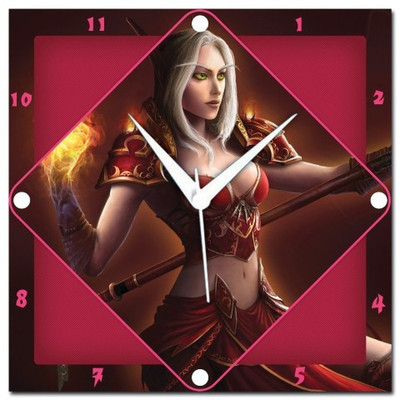 70% OFF on WebPlaza Warrior Girl Analog Wall Clock Multicolor 70% OFF on WebPlaza Warrior Girl Analog Wall Clock Multicolor