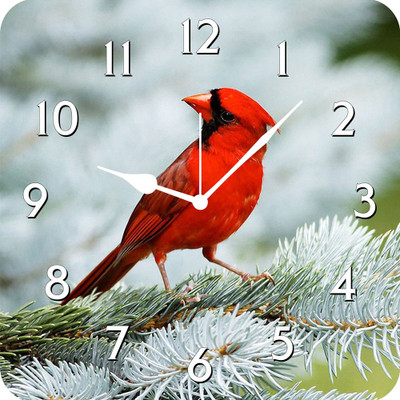 50% OFF on FurnishFantasy Red Bird Analog Wall Clock Multicolor 50% OFF on FurnishFantasy Red Bird Analog Wall Clock Multicolor