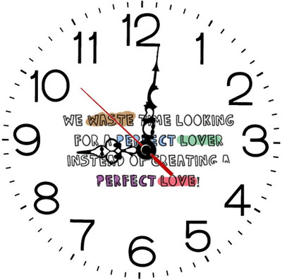 28% OFF on Ellicon 171 We Waste Time Analog Wall Clock White