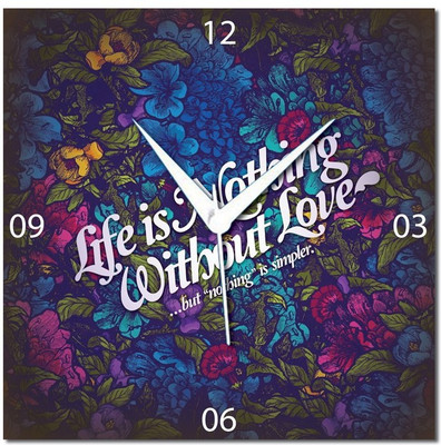 70% OFF on WebPlaza Life Is Nothing Without Love Valentine Analog Wall Clock Multicolor 70% OFF on WebPlaza Life Is Nothing Without Love Valentine Analog Wall Clock Multicolor