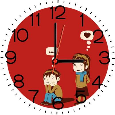 23% OFF on Ellicon B397 Love Cartoon Analog Wall Clock White 23% OFF on Ellicon B397 Love Cartoon Analog Wall Clock White
