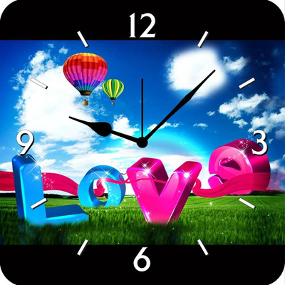 50% OFF on FurnishFantasy Love in Nature Analog Wall Clock Multicolor 50% OFF on FurnishFantasy Love in Nature Analog Wall Clock Multicolor