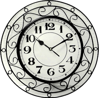 20% OFF on Elante Decorative 12 Inches Analog Wall Clock Black