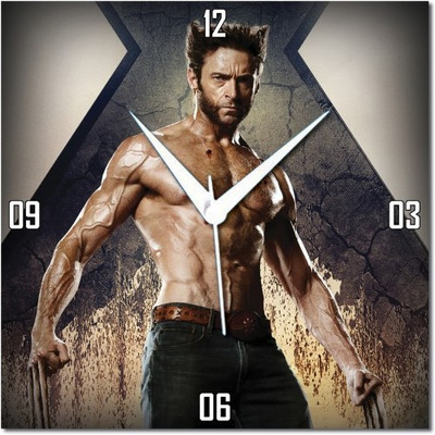 70% OFF on WebPlaza X Men Logon Analog Wall Clock Multicolor