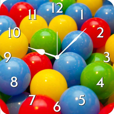 50% OFF on FurnishFantasy Colorful 3D Balls Analog Wall Clock Multicolor 50% OFF on FurnishFantasy Colorful 3D Balls Analog Wall Clock Multicolor