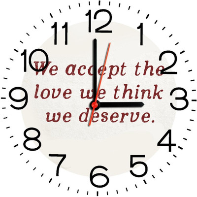 23% OFF on Ellicon B305 Love Quote For Him Analog Wall Clock Multicolor 23% OFF on Ellicon B305 Love Quote For Him Analog Wall Clock Multicolor