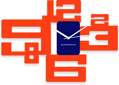 10% OFF on Blacksmith Dark Blue & Orange Stylish Analog Wall Clock Orange 10% OFF on Blacksmith Dark Blue & Orange Stylish Analog Wall Clock Orange