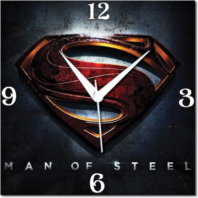 70% OFF on WebPlaza Man Of Steel Analog Wall Clock Multicolor 70% OFF on WebPlaza Man Of Steel Analog Wall Clock Multicolor