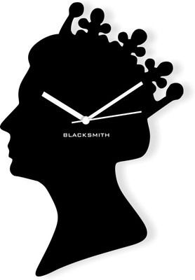 45% OFF on Blacksmith Black Queen Analog Wall Clock Black 45% OFF on Blacksmith Black Queen Analog Wall Clock Black