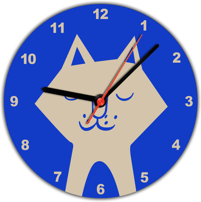 14% OFF on Lovely Collection Designer Neon Cat Kids Analog Wall Clock Multicolour 14% OFF on Lovely Collection Designer Neon Cat Kids Analog Wall Clock Multicolour