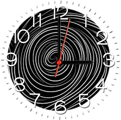 28% OFF on Ellicon 374 Black And White Design Analog Wall Clock White 28% OFF on Ellicon 374 Black And White Design Analog Wall Clock White