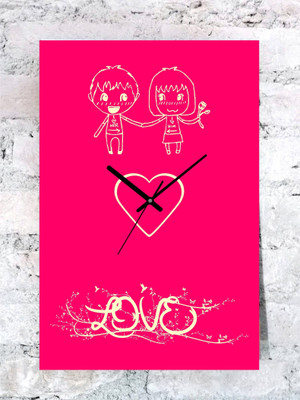 46% OFF on Kwardrobe Love Analog Wall Clock Pink 46% OFF on Kwardrobe Love Analog Wall Clock Pink