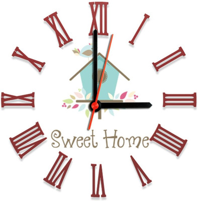 28% OFF on Ellicon 140 Sweet Home Analog Wall Clock White