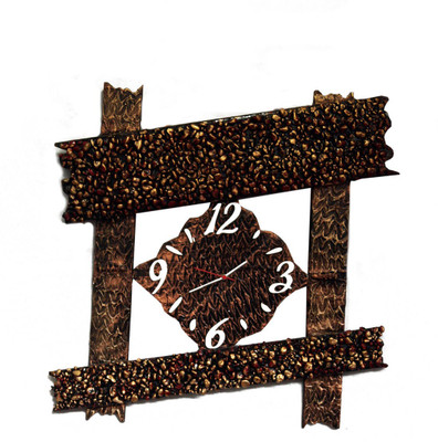 22% OFF on Krafthub Square Shape Analog Wall Clock Copper Brown 22% OFF on Krafthub Square Shape Analog Wall Clock Copper Brown