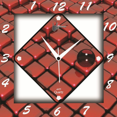 55% OFF on Lycans aNTI 0086 Analog Wall Clock Brown