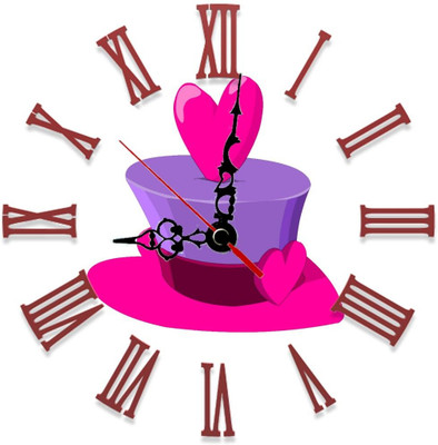 28% OFF on Ellicon 152 Valentine Hut Analog Wall Clock White