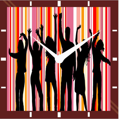 50% OFF on Moneysaver Lets Dance High Quality Analog Wall Clock Multicolour