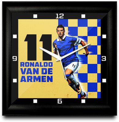 73% OFF on ShopMantra Kevin Mirallas Footballer Square Analog Wall Clock Black
