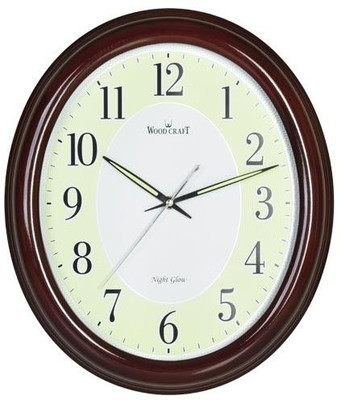 4% OFF on Wood Craft WNS-802 Analog Wall Clock Dark Browm