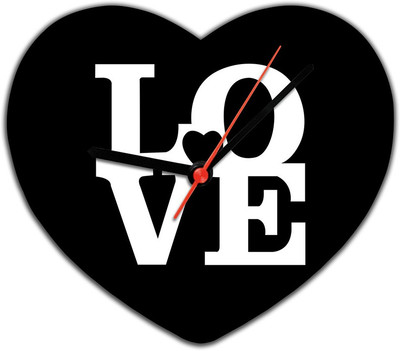 40% OFF on Lovely Collection Love Heart Analog Wall Clock Black 40% OFF on Lovely Collection Love Heart Analog Wall Clock Black