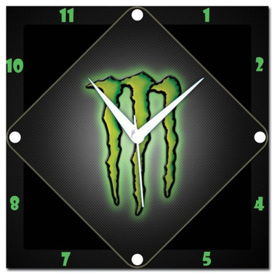 72% OFF on Amore Monster Energy Analog Wall Clock Multicolor