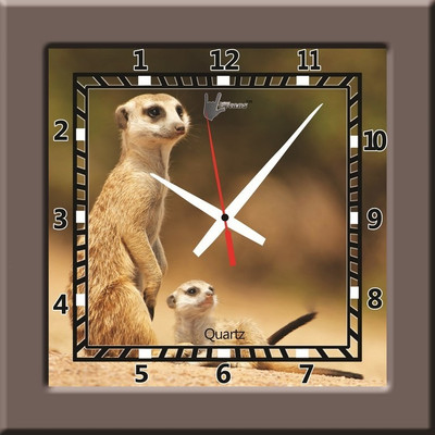 Lycans LYSAWC0115 Analog Wall Clock Brown Lycans LYSAWC0115 Analog Wall Clock Brown