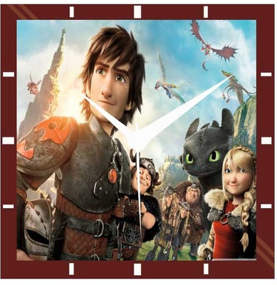 50% OFF on Moneysaver How to Train Your Dragon Analog Wall Clock Multicolour