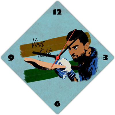 50% OFF on Lovely Collection Virat Kohli Analog Wall Clock Multicolor