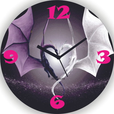 55% OFF on Zeeshaan Flying In Love Analog 30 cm Dia Wall Clock Multicolor 55% OFF on Zeeshaan Flying In Love Analog 30 cm Dia Wall Clock Multicolor