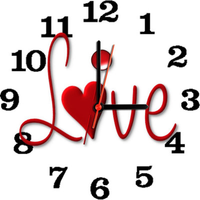 28% OFF on Ellicon 12 Love Analog Wall Clock White 28% OFF on Ellicon 12 Love Analog Wall Clock White