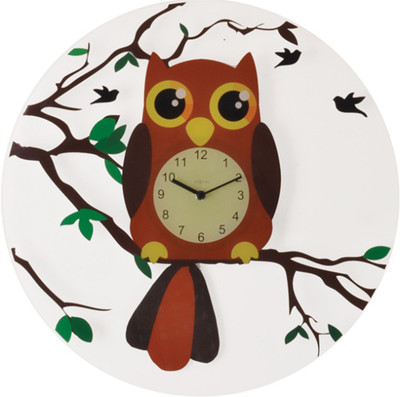 Nextime Oohoo Analog 29.972 cm Dia Wall Clock Multicolor Nextime Oohoo Analog 29.972 cm Dia Wall Clock Multicolor