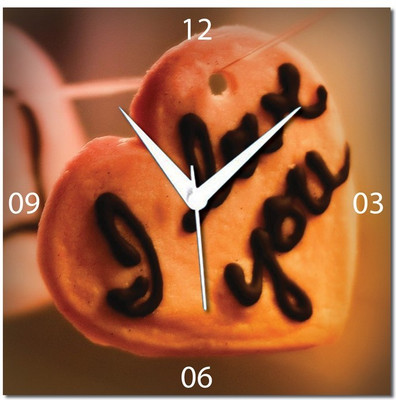 70% OFF on WebPlaza Valentine Love U Analog Wall Clock Multicolor