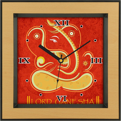 31% OFF on Shopping Monster Lord Ganesha Religious Analog Wall Clock Light Brown 31% OFF on Shopping Monster Lord Ganesha Religious Analog Wall Clock Light Brown