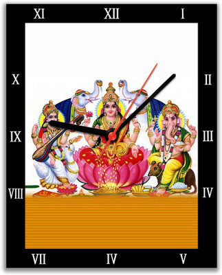 14% OFF on Lovely Collection Saraswati, Lakshmi And Ganesha Religious Analog Wall Clock Multicolor 14% OFF on Lovely Collection Saraswati, Lakshmi And Ganesha Religious Analog Wall Clock Multicolor