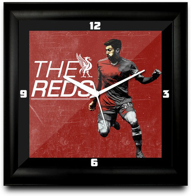 73% OFF on ShopMantra Adam Lallana Footballer Square Analog Wall Clock Black