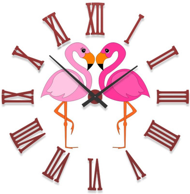 23% OFF on Ellicon B68 Flamingos Cartoon Analog Wall Clock White 23% OFF on Ellicon B68 Flamingos Cartoon Analog Wall Clock White