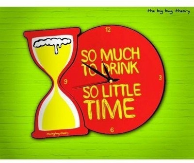 Roti Kapda Makaan So Little Time Table Analog Wall Clock Multi Color