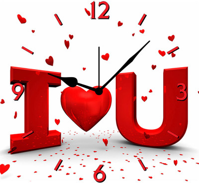 50% OFF on FurnishFantasy I Love You Analog Wall Clock Multicolor 50% OFF on FurnishFantasy I Love You Analog Wall Clock Multicolor