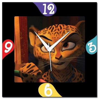 70% OFF on WebPlaza Madagascar Analog Wall Clock Multicolor