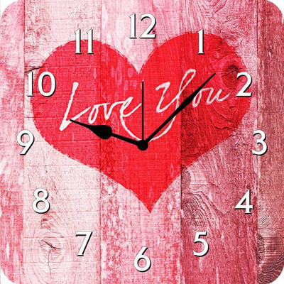 50% OFF on FurnishFantasy Love Analog Wall Clock Multicolor 50% OFF on FurnishFantasy Love Analog Wall Clock Multicolor