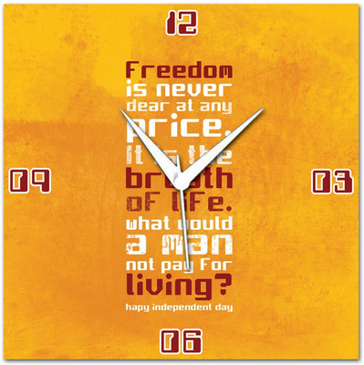 70% OFF on WebPlaza Freedom Analog Wall Clock Multicolor 70% OFF on WebPlaza Freedom Analog Wall Clock Multicolor