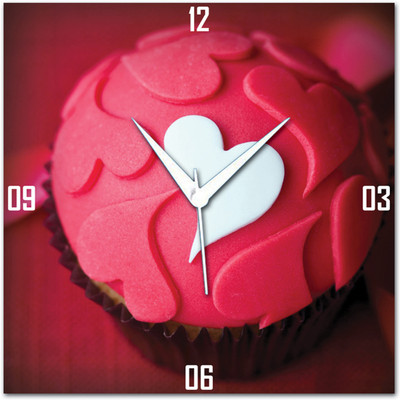 72% OFF on Amore Ice Heart Analog Wall Clock Pink 72% OFF on Amore Ice Heart Analog Wall Clock Pink