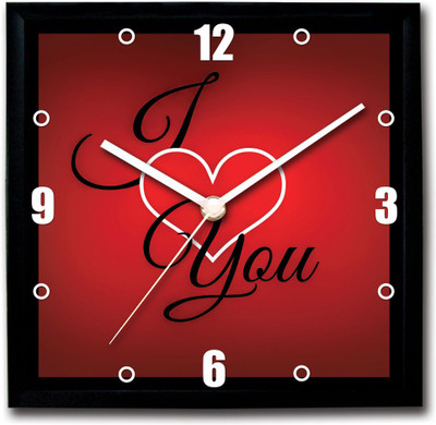 41% OFF on StyBuzz I Love You Red Valentine Analog Wall Clock Black 41% OFF on StyBuzz I Love You Red Valentine Analog Wall Clock Black