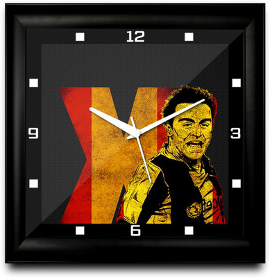 73% OFF on ShopMantra Xavier HernáNdez Spain Football Square Analog Wall Clock Black