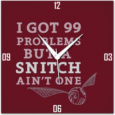 70% OFF on WebPlaza I Got 99 Analog Wall Clock Multicolor 70% OFF on WebPlaza I Got 99 Analog Wall Clock Multicolor